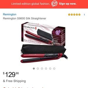 COPY - Remington Tstudio Silk Ceramic 1” Flat Iron